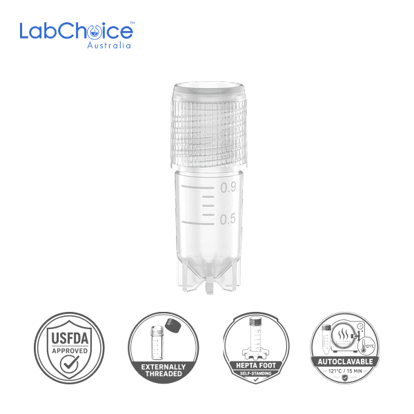 Cryogenic Tube Hepta Foot 1 ML LabChoice Australia 1 1