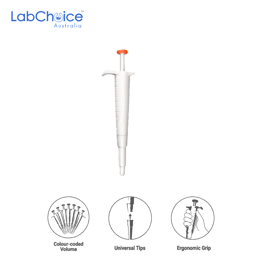 Mini Pipette Fixed Volume Premium Quality with Colour Coded Volume Ranges LabChoice Australia 1